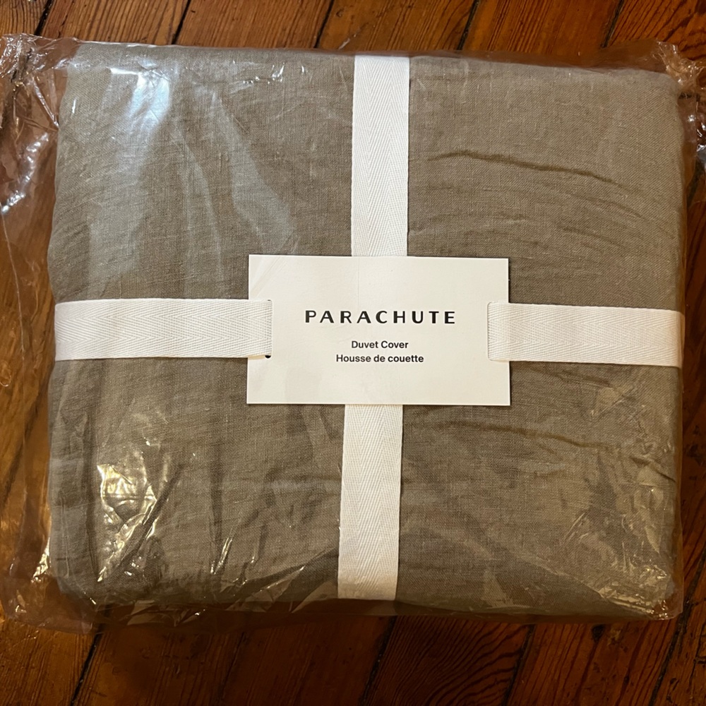 Parachute Twin/Twin XL Linen Duvet Cover NWT